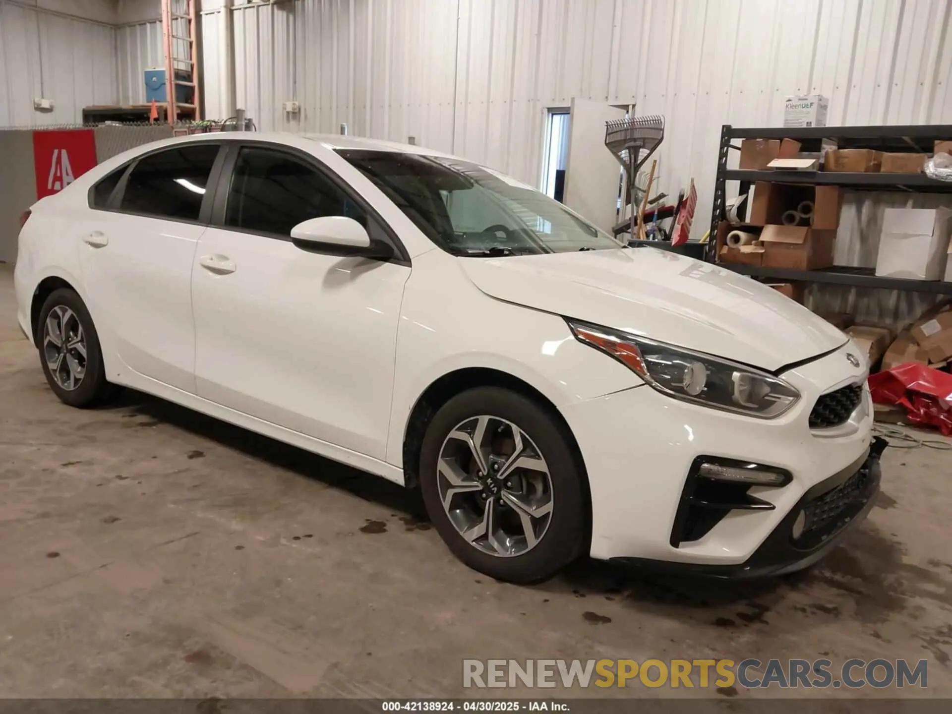 1 Photograph of a damaged car 3KPF24AD4KE115000 KIA FORTE 2019