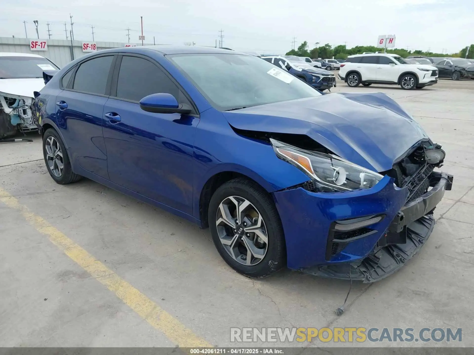 1 Photograph of a damaged car 3KPF24AD4KE135618 KIA FORTE 2019