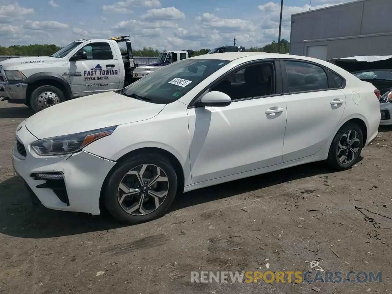 1 Photograph of a damaged car 3KPF24AD5KE111117 KIA FORTE 2019
