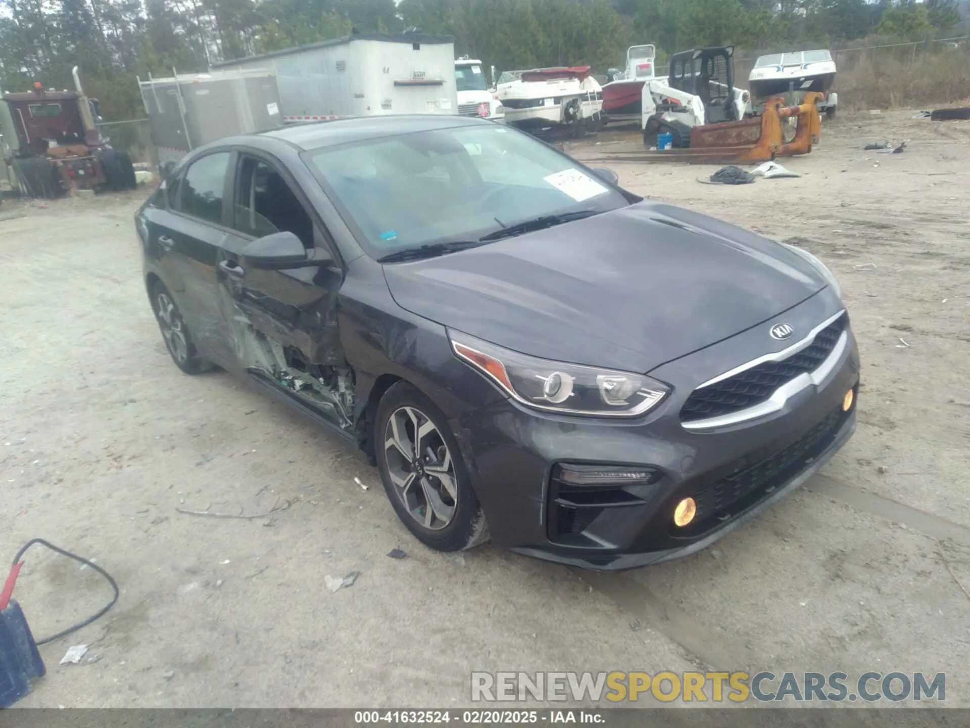 1 Photograph of a damaged car 3KPF24AD5KE132436 KIA FORTE 2019