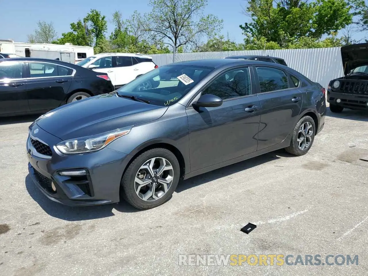 1 Photograph of a damaged car 3KPF24AD6KE006067 KIA FORTE 2019
