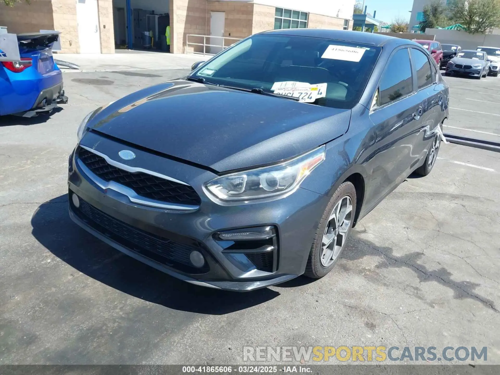 2 Photograph of a damaged car 3KPF24AD6KE036721 KIA FORTE 2019