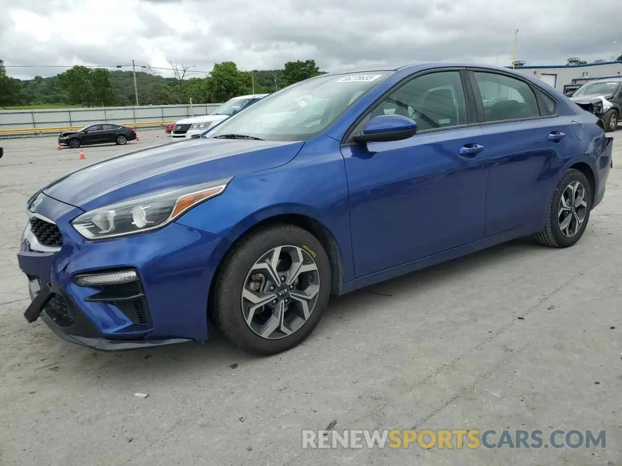 1 Photograph of a damaged car 3KPF24AD6KE049596 KIA FORTE 2019