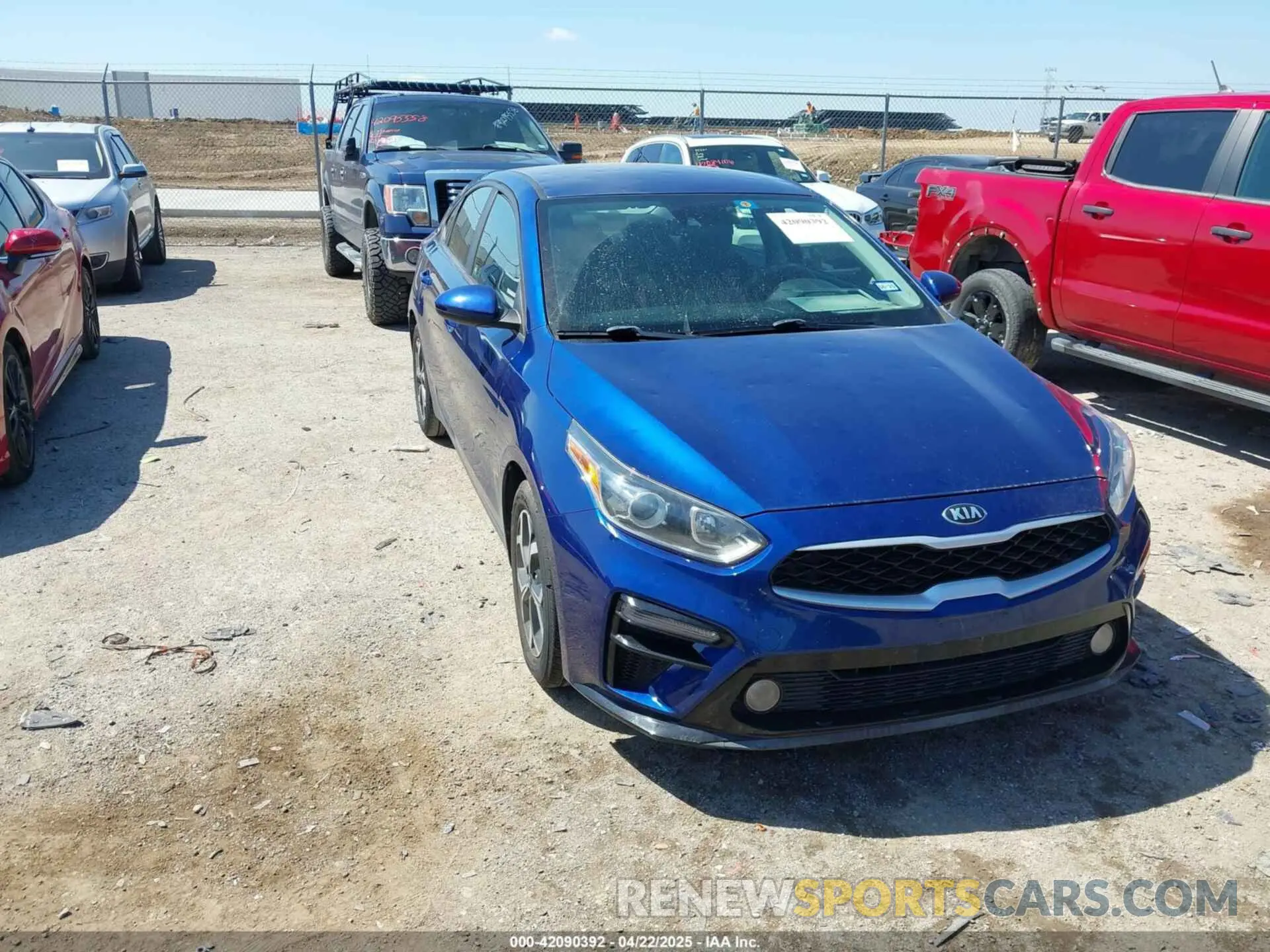 1 Photograph of a damaged car 3KPF24AD6KE072263 KIA FORTE 2019