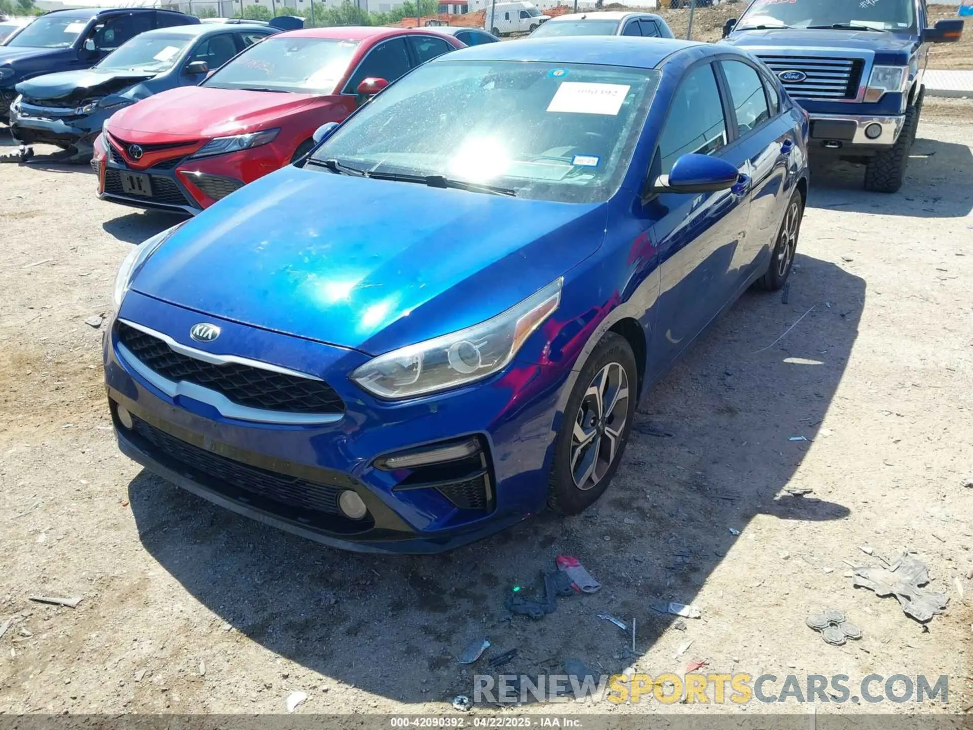 2 Photograph of a damaged car 3KPF24AD6KE072263 KIA FORTE 2019
