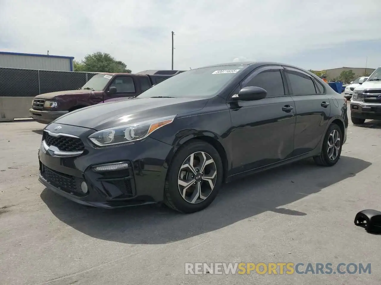 1 Photograph of a damaged car 3KPF24AD7KE044116 KIA FORTE 2019