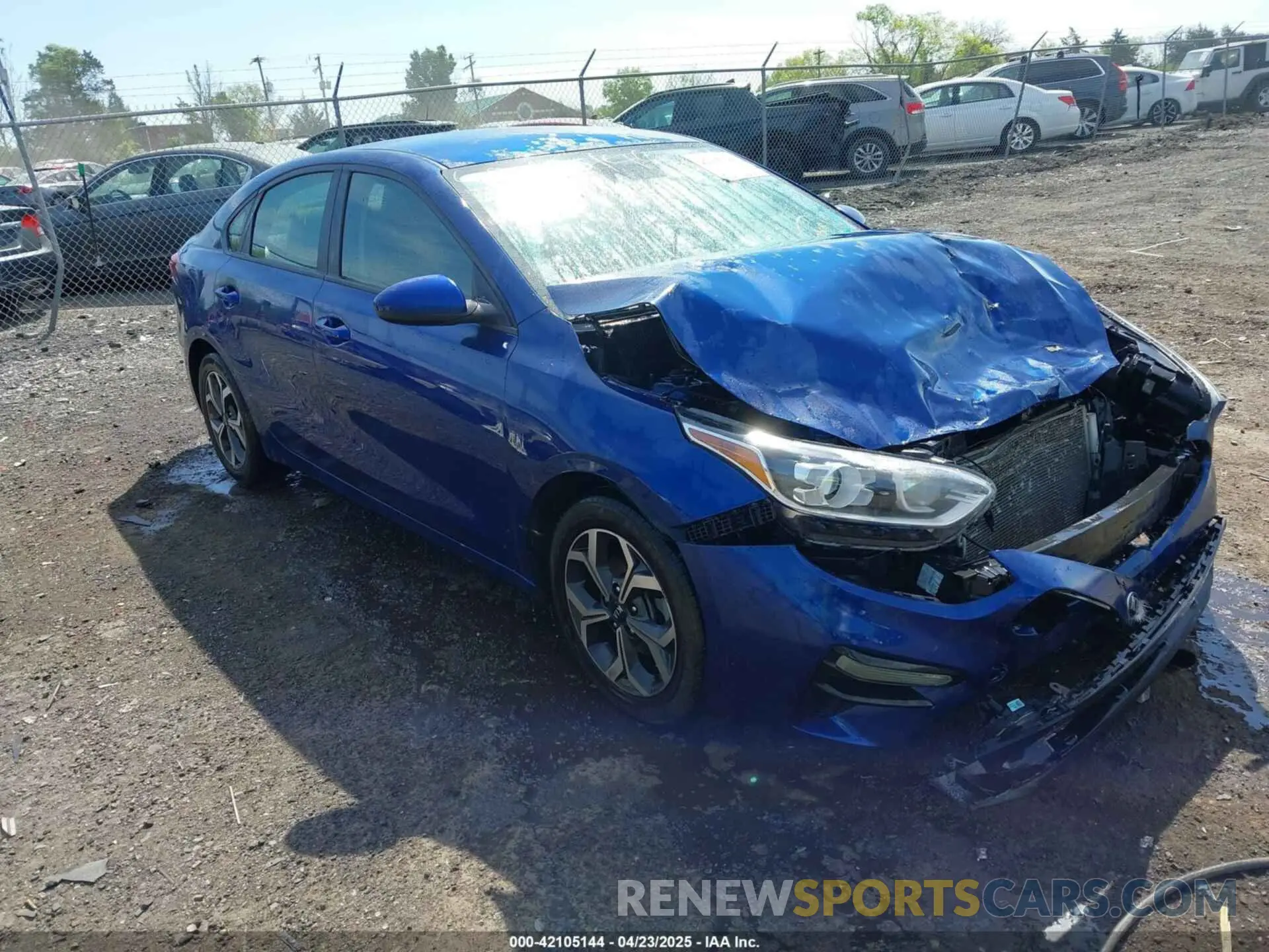 1 Photograph of a damaged car 3KPF24AD7KE083305 KIA FORTE 2019