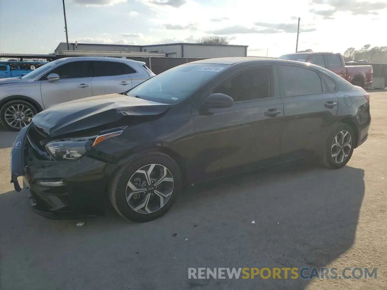 1 Photograph of a damaged car 3KPF24AD8KE045307 KIA FORTE 2019