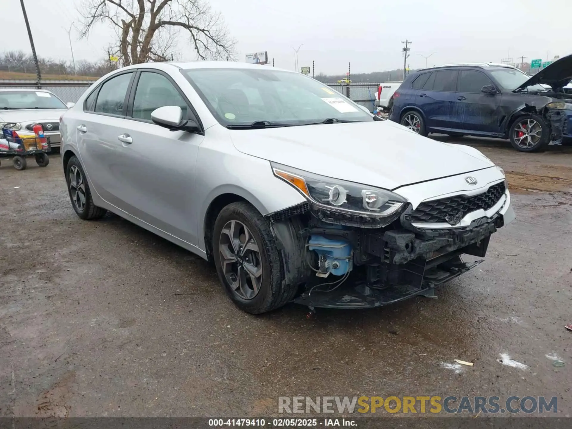 1 Photograph of a damaged car 3KPF24AD8KE075892 KIA FORTE 2019