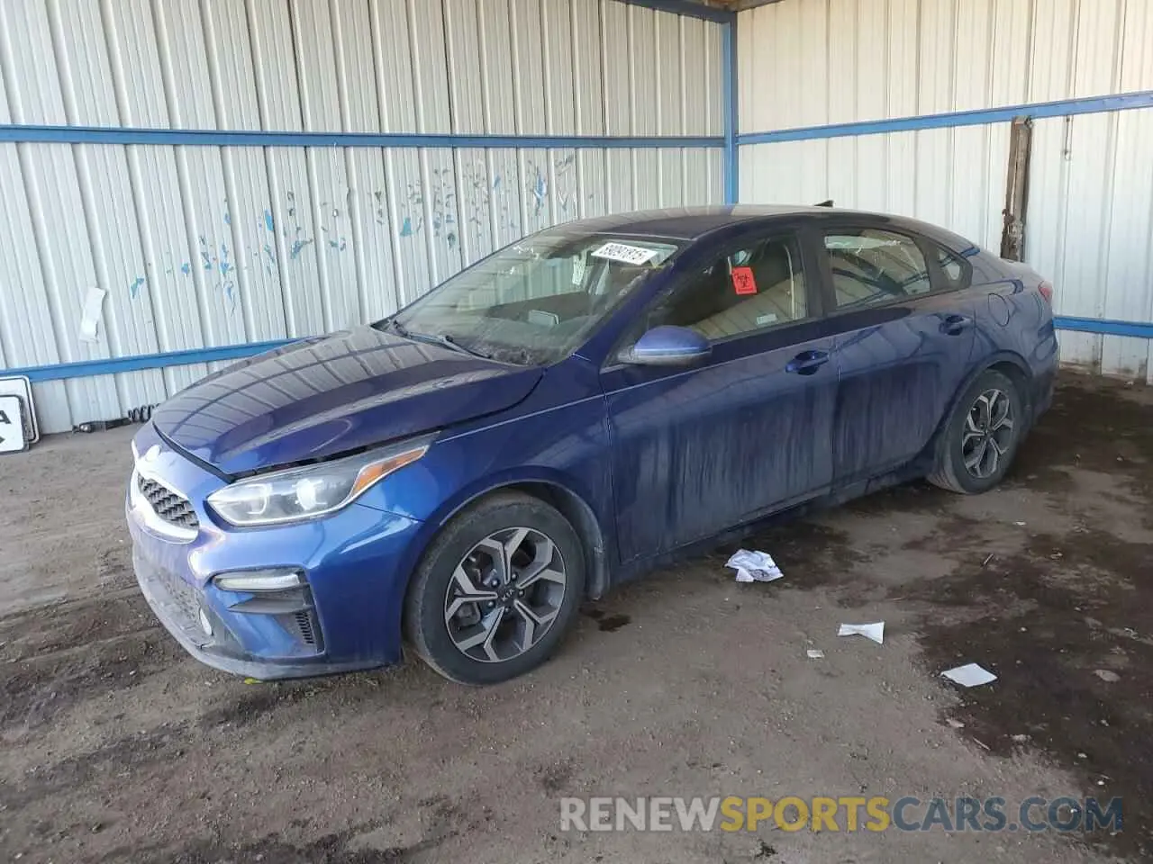 1 Photograph of a damaged car 3KPF24AD8KE078842 KIA FORTE 2019