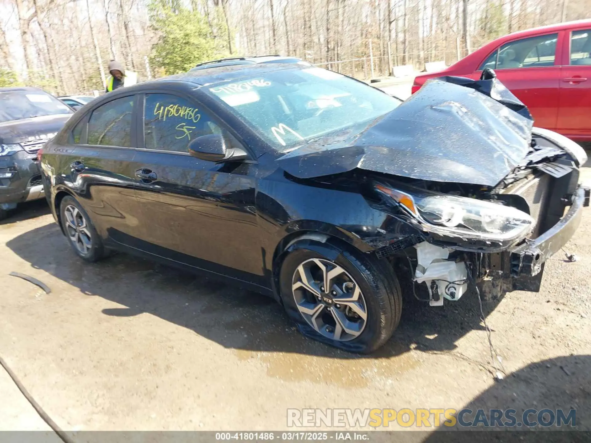 1 Photograph of a damaged car 3KPF24AD9KE045316 KIA FORTE 2019