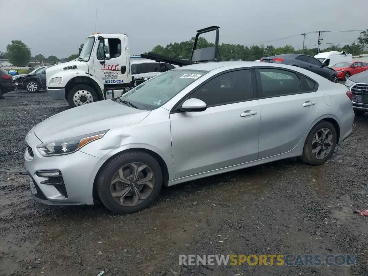 1 Photograph of a damaged car 3KPF24AD9KE067252 KIA FORTE 2019