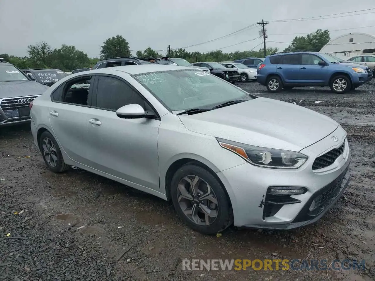 4 Photograph of a damaged car 3KPF24AD9KE067252 KIA FORTE 2019