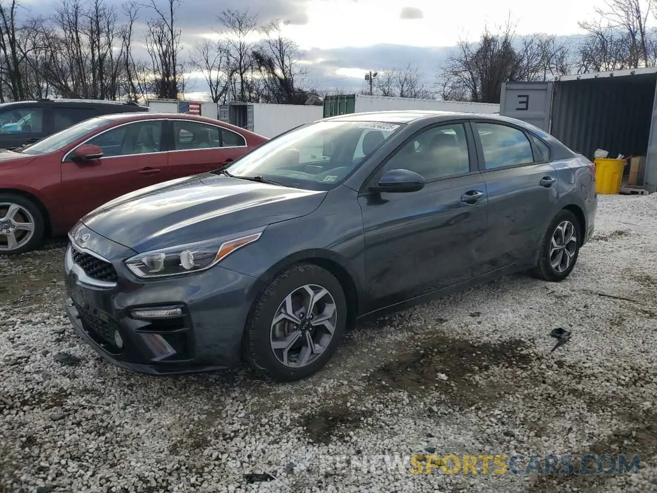 1 Photograph of a damaged car 3KPF24AD9KE131256 KIA FORTE 2019