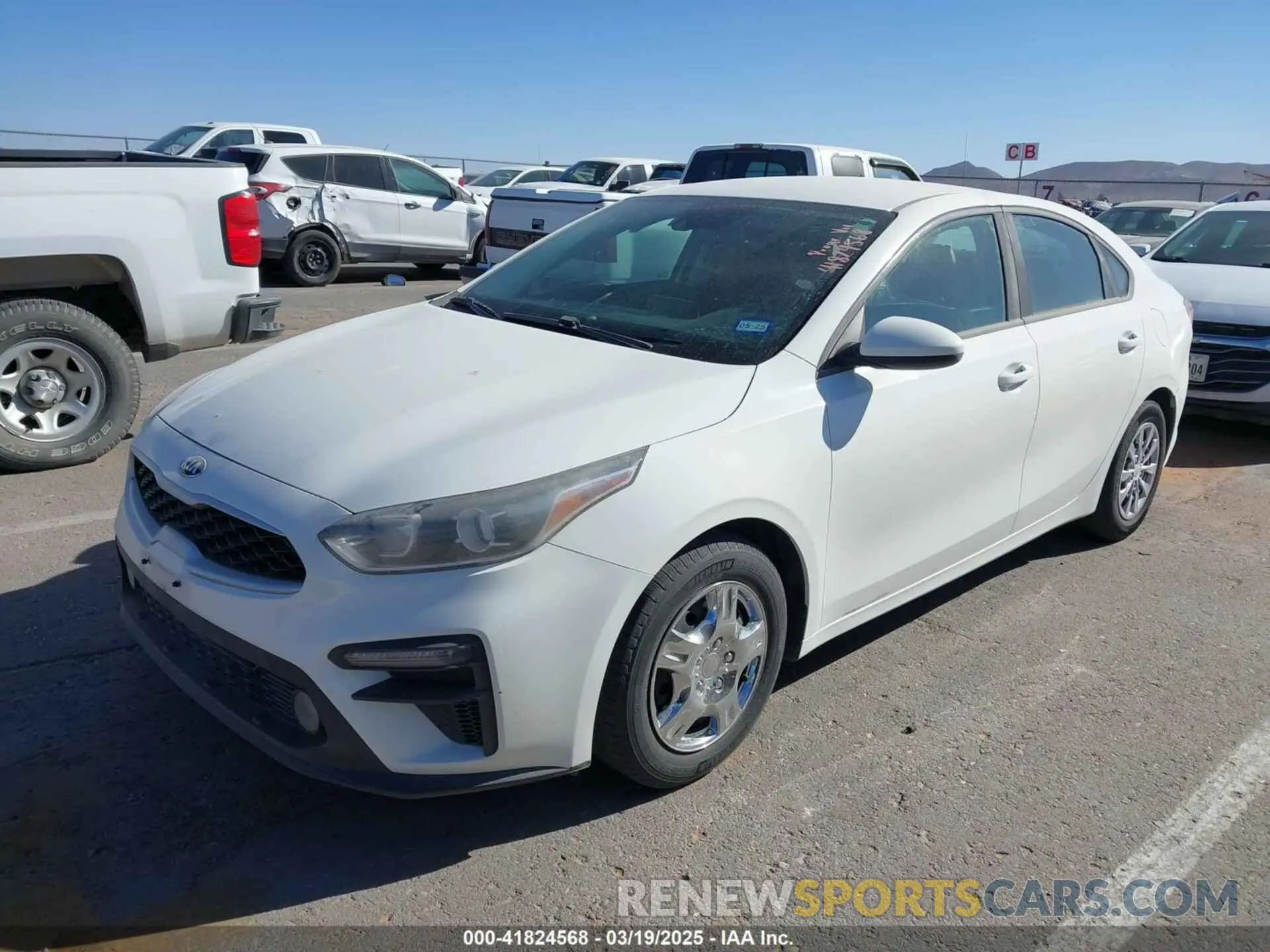 2 Photograph of a damaged car 3KPF24ADXKE006654 KIA FORTE 2019