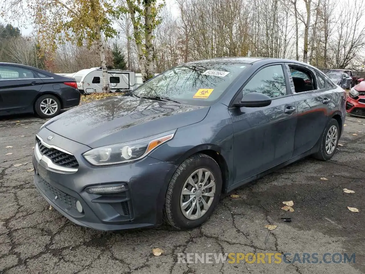 1 Photograph of a damaged car 3KPF24ADXKE088336 KIA FORTE 2019