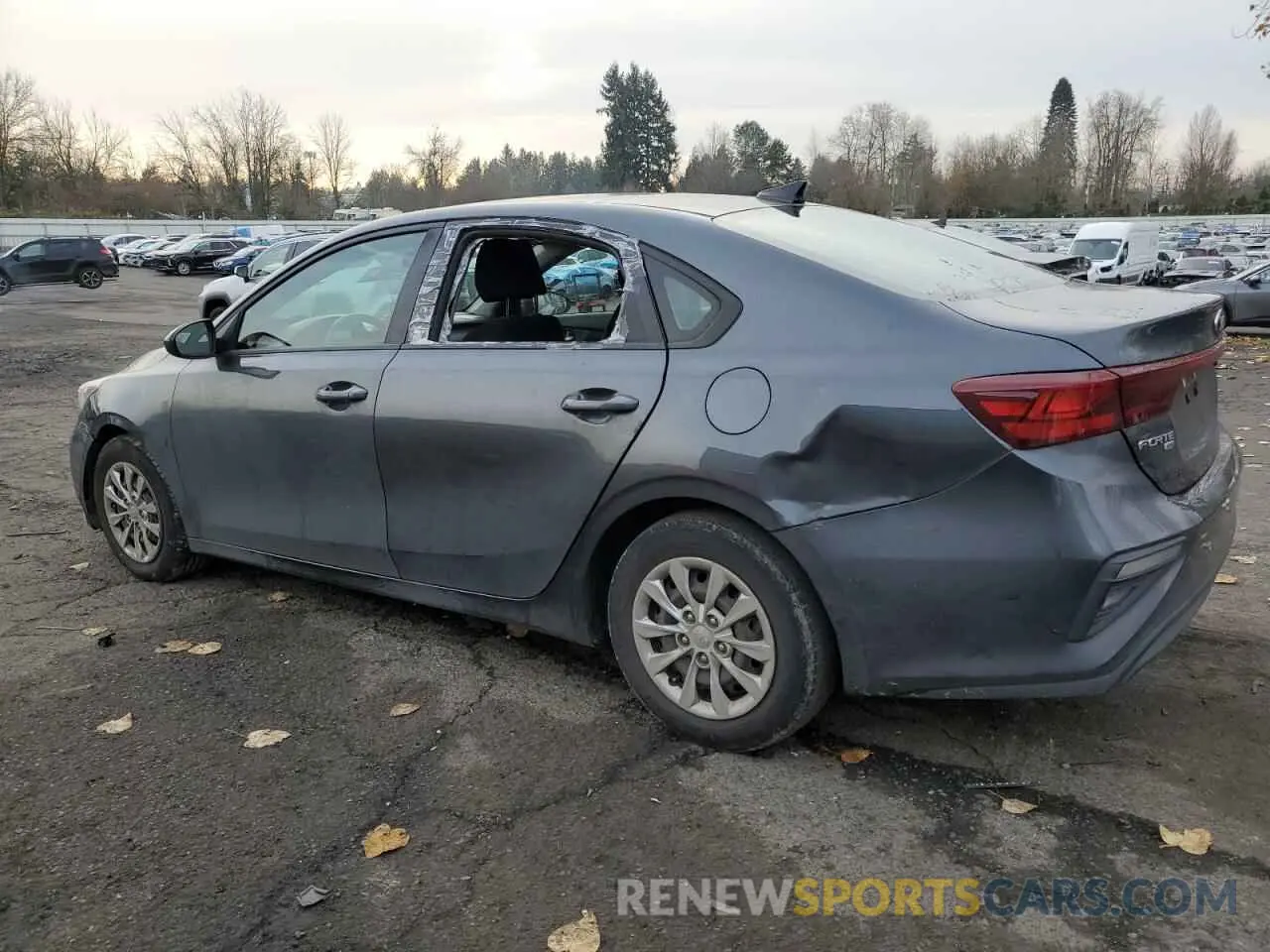2 Photograph of a damaged car 3KPF24ADXKE088336 KIA FORTE 2019