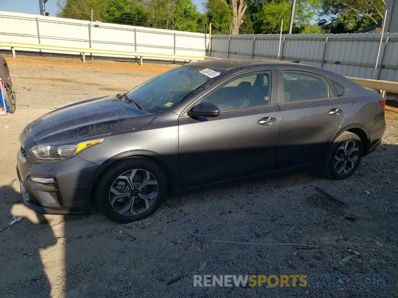 1 Photograph of a damaged car 3KPF24ADXKE103160 KIA FORTE 2019