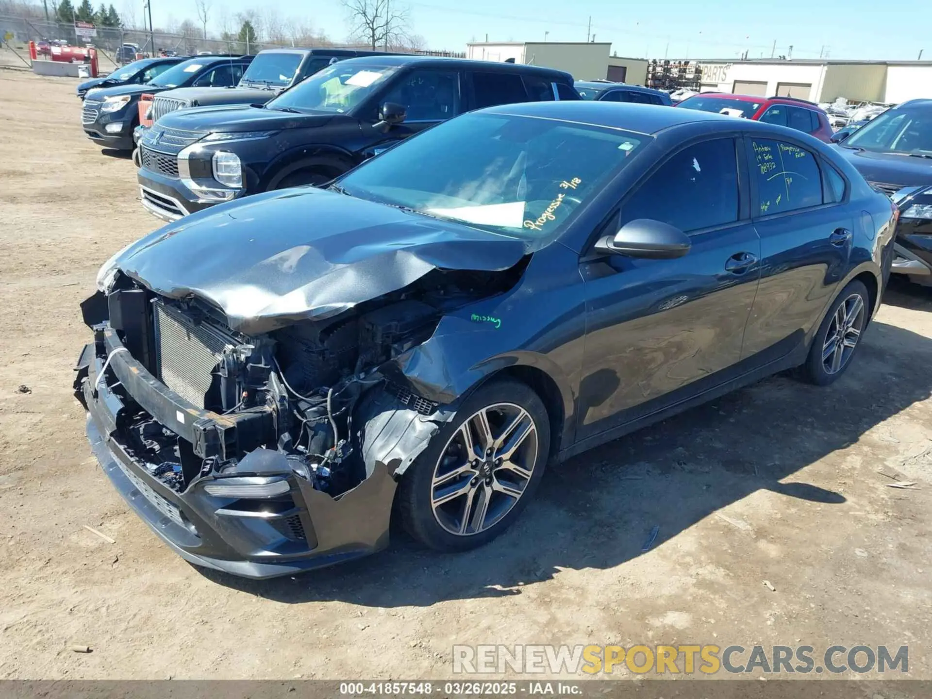 2 Photograph of a damaged car 3KPF34AD0KE020141 KIA FORTE 2019