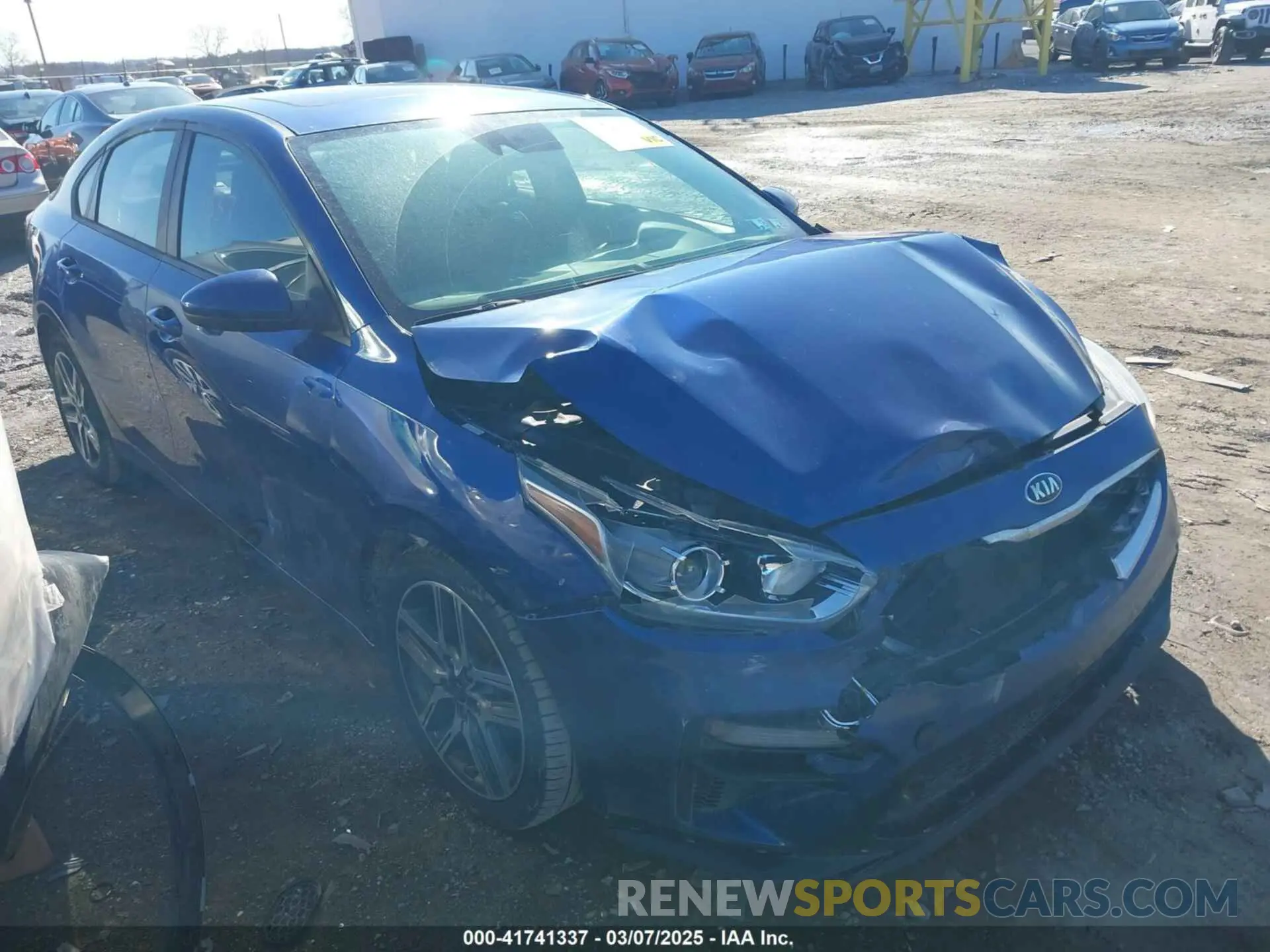1 Photograph of a damaged car 3KPF34AD1KE021427 KIA FORTE 2019