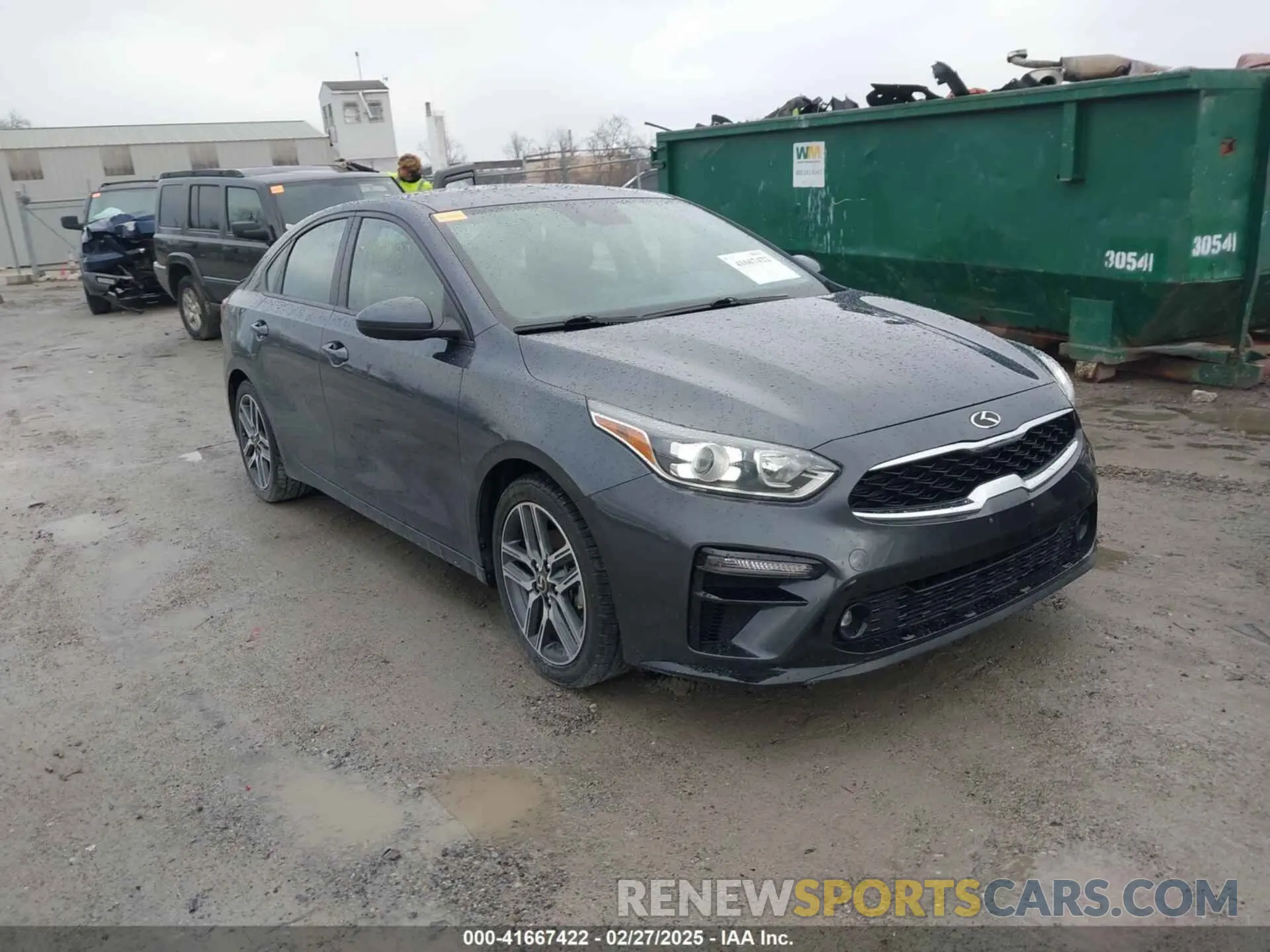 1 Photograph of a damaged car 3KPF34AD2KE015894 KIA FORTE 2019