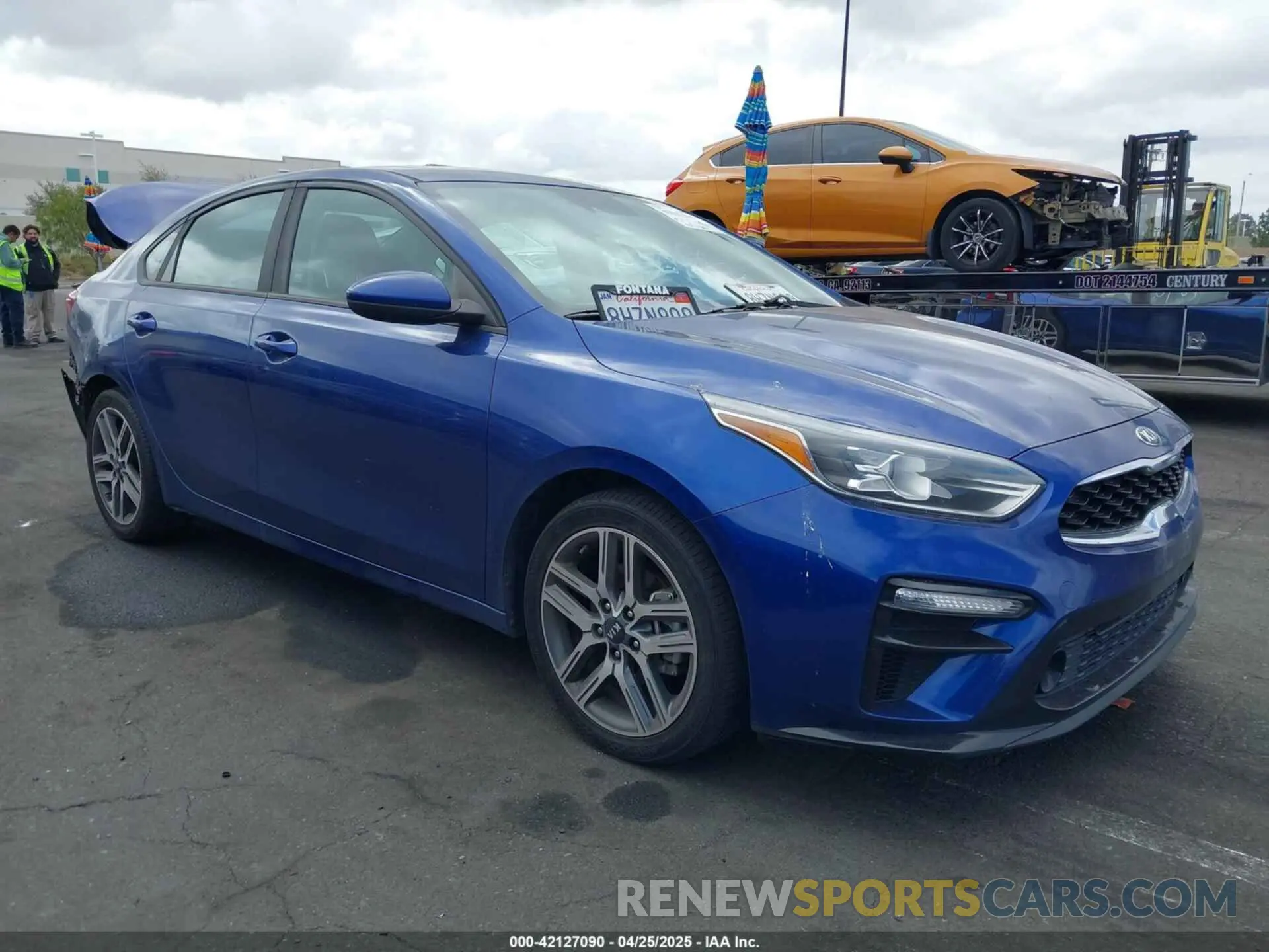 1 Photograph of a damaged car 3KPF34AD2KE017208 KIA FORTE 2019