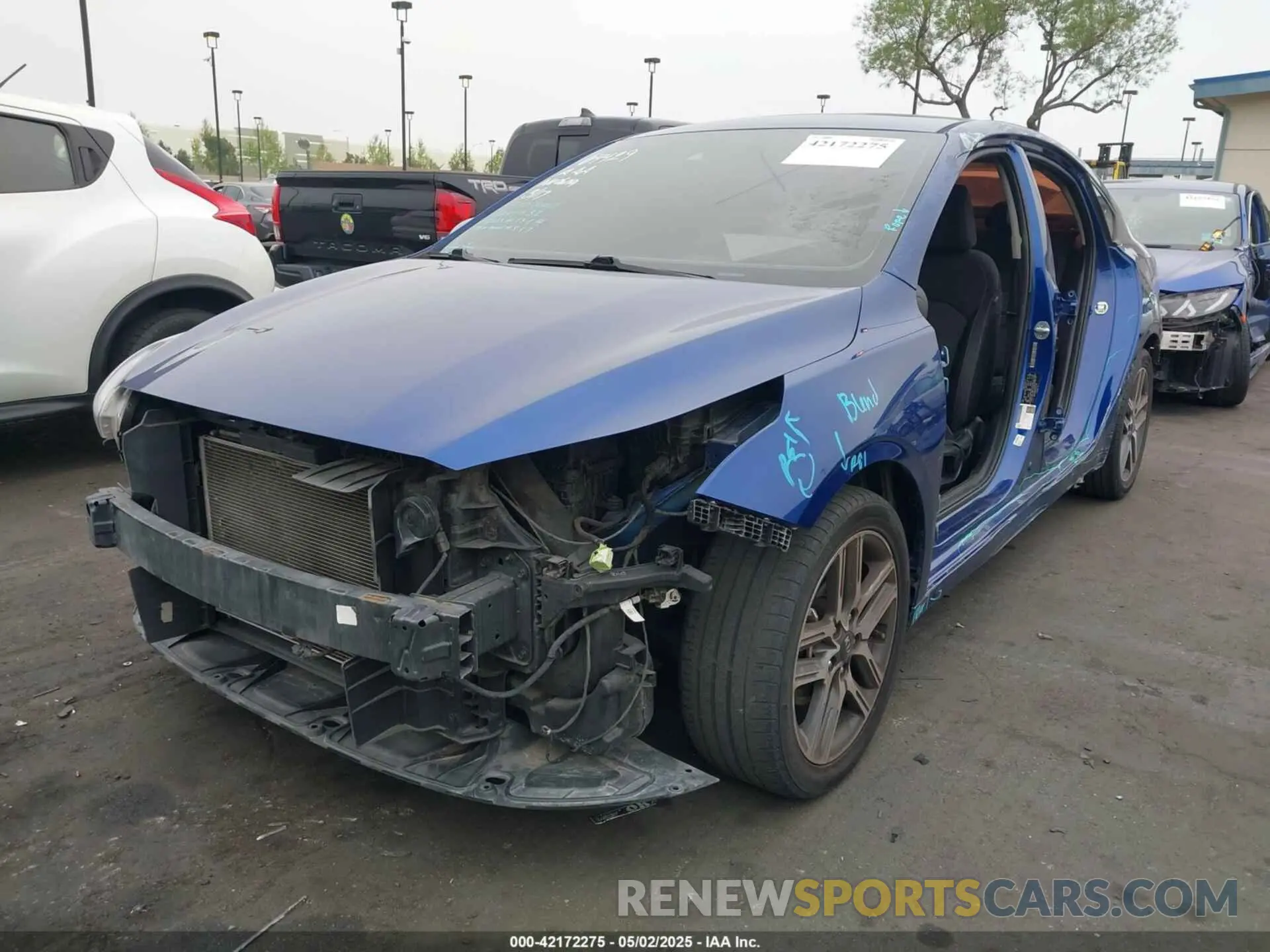 2 Photograph of a damaged car 3KPF34AD2KE022795 KIA FORTE 2019