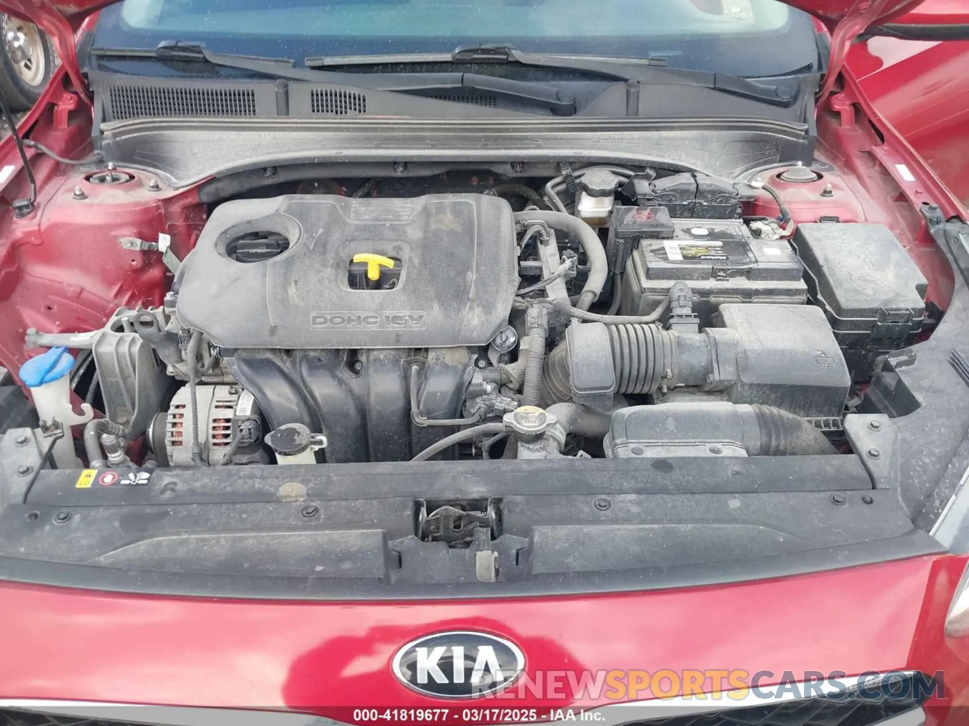 10 Photograph of a damaged car 3KPF34AD3KE048077 KIA FORTE 2019