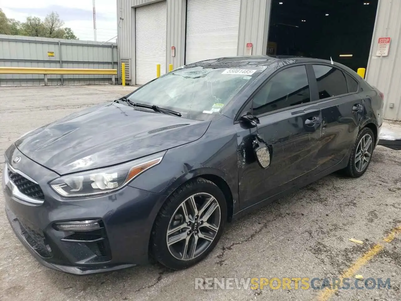 1 Photograph of a damaged car 3KPF34AD5KE015209 KIA FORTE 2019