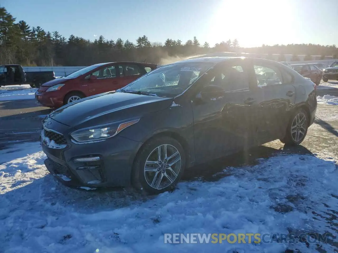 1 Photograph of a damaged car 3KPF34AD6KE063513 KIA FORTE 2019