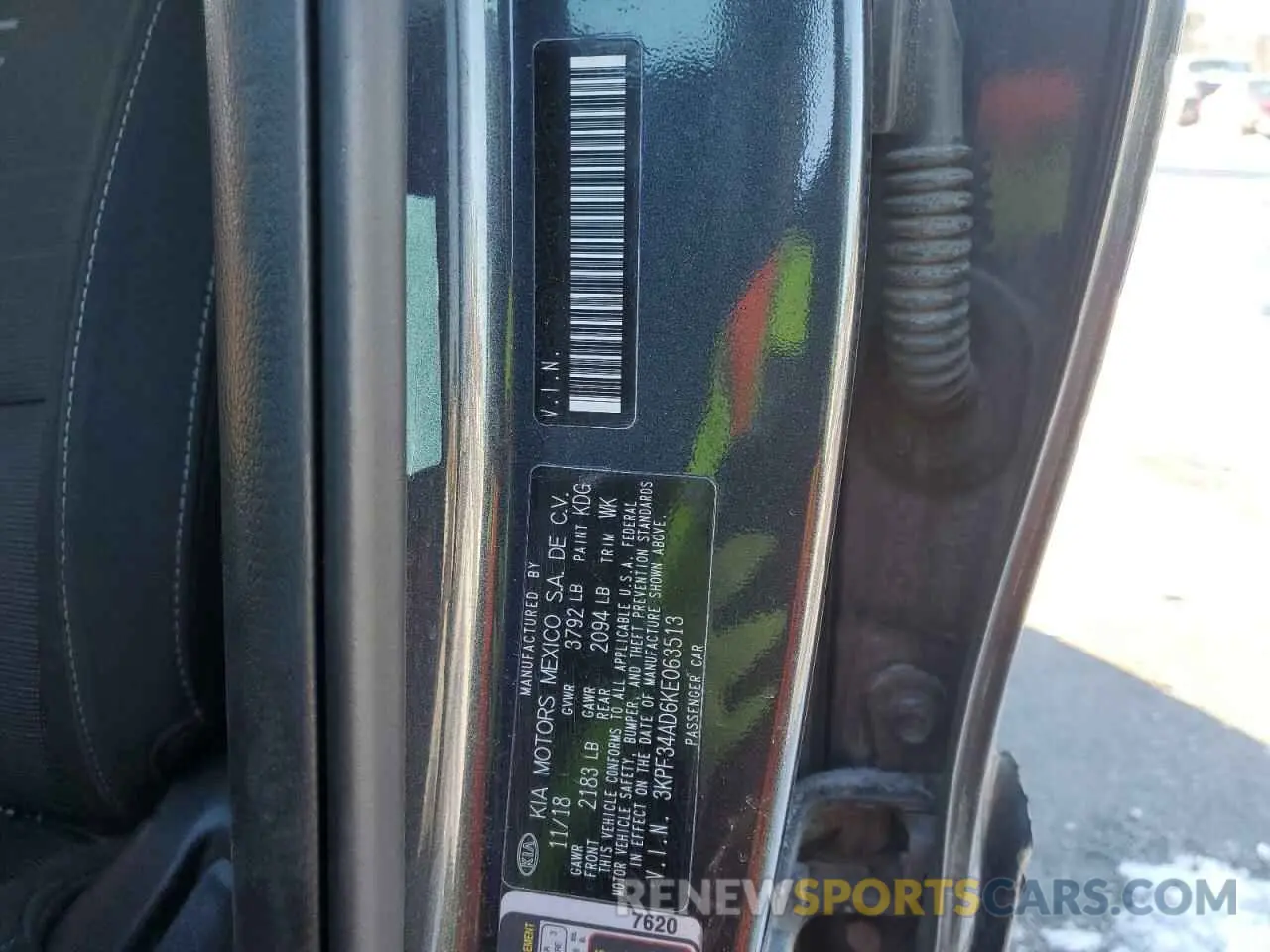 12 Photograph of a damaged car 3KPF34AD6KE063513 KIA FORTE 2019