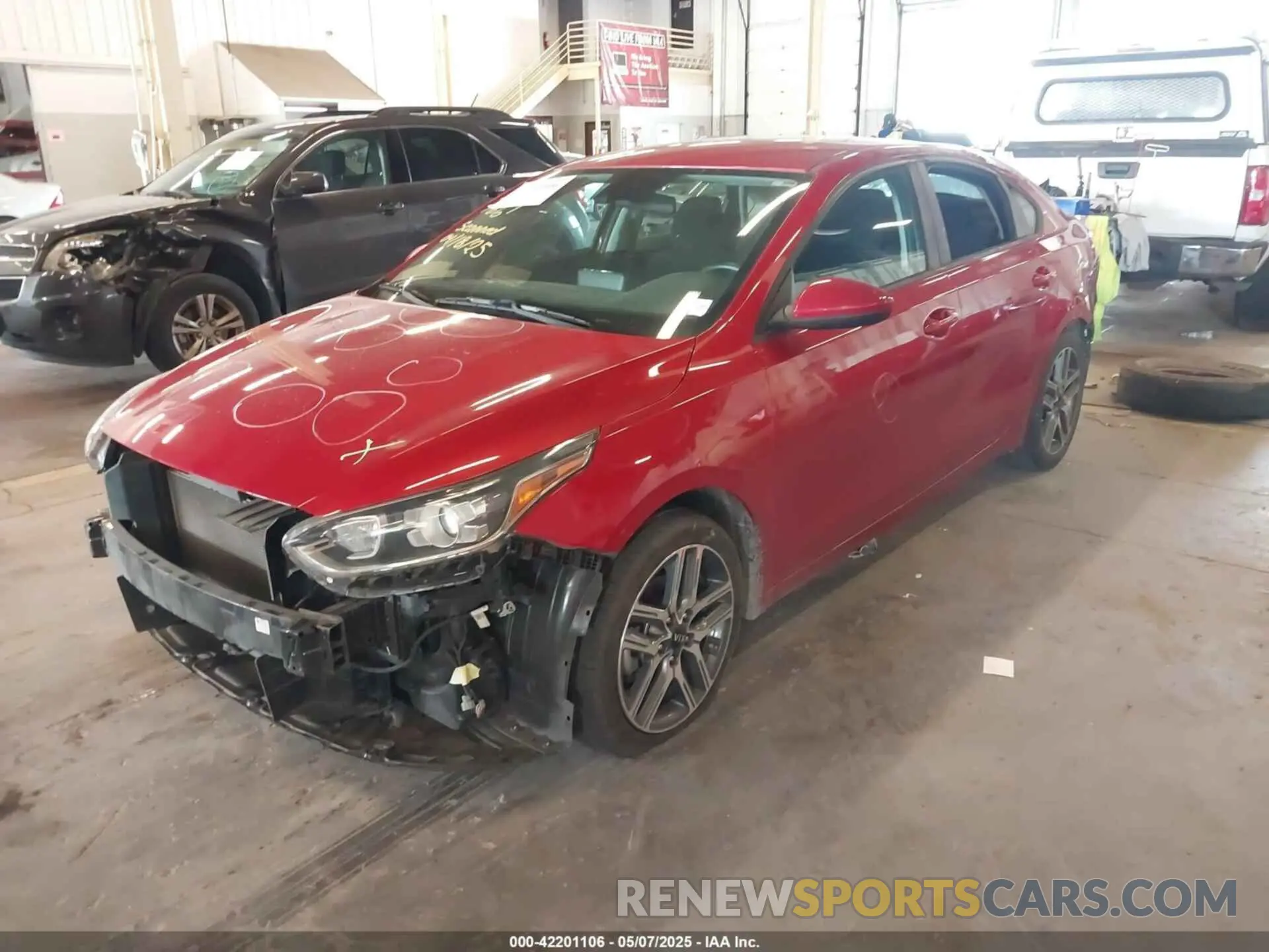 6 Photograph of a damaged car 3KPF34AD9KE013656 KIA FORTE 2019