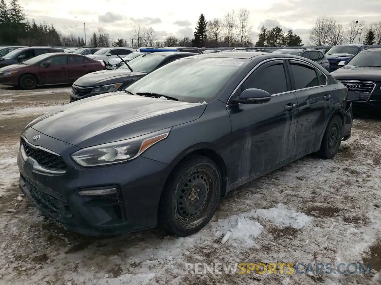 1 Photograph of a damaged car 3KPF54AD5KE008481 KIA FORTE 2019