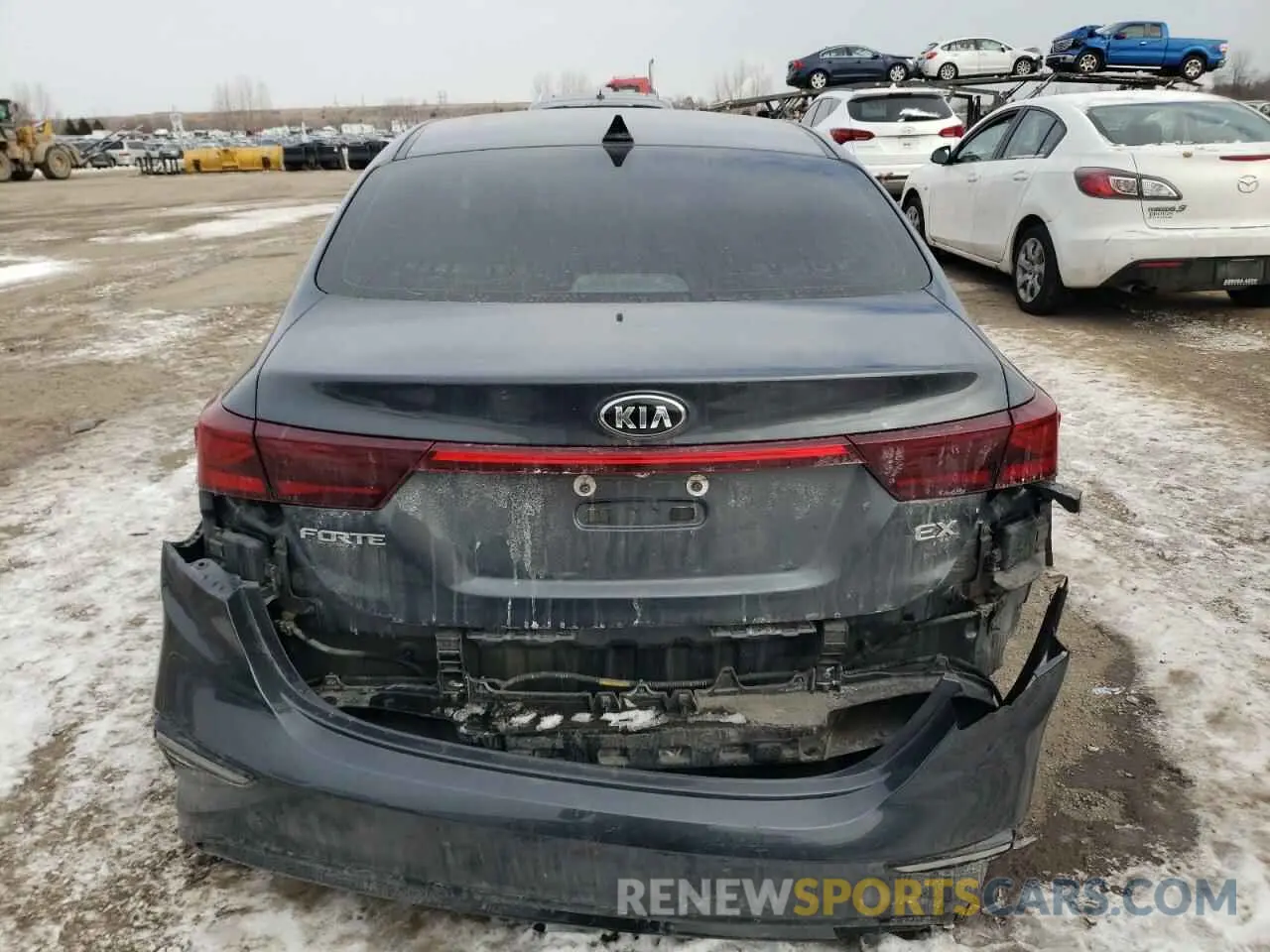6 Photograph of a damaged car 3KPF54AD5KE008481 KIA FORTE 2019