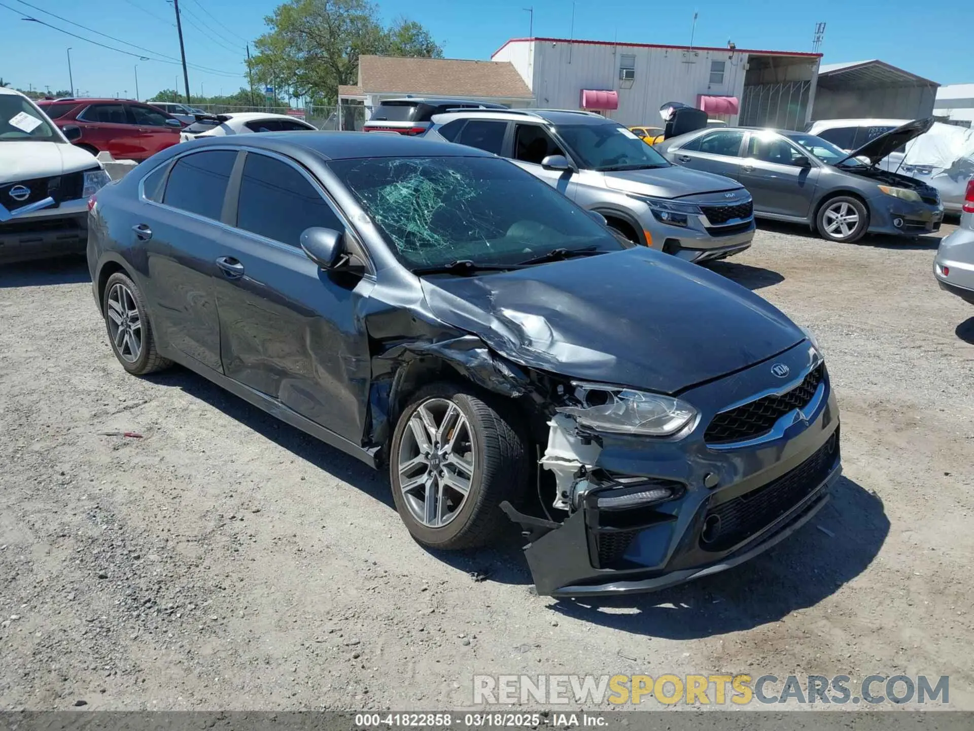1 Photograph of a damaged car 3KPF54AD5KE030206 KIA FORTE 2019