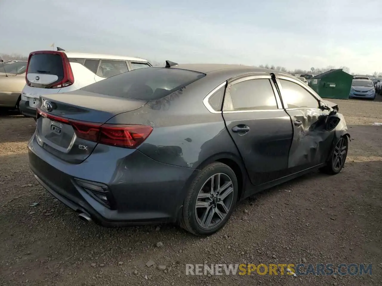 3 Photograph of a damaged car 3KPF54AD7KE021233 KIA FORTE 2019