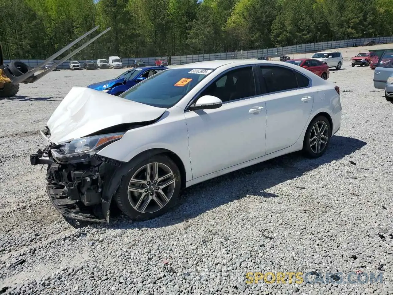 1 Photograph of a damaged car 3KPF54AD7KE037612 KIA FORTE 2019
