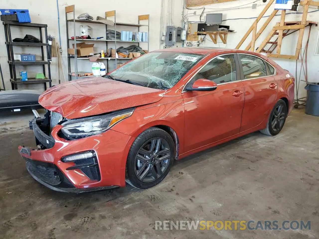 1 Photograph of a damaged car 3KPF54AD7KE069606 KIA FORTE 2019