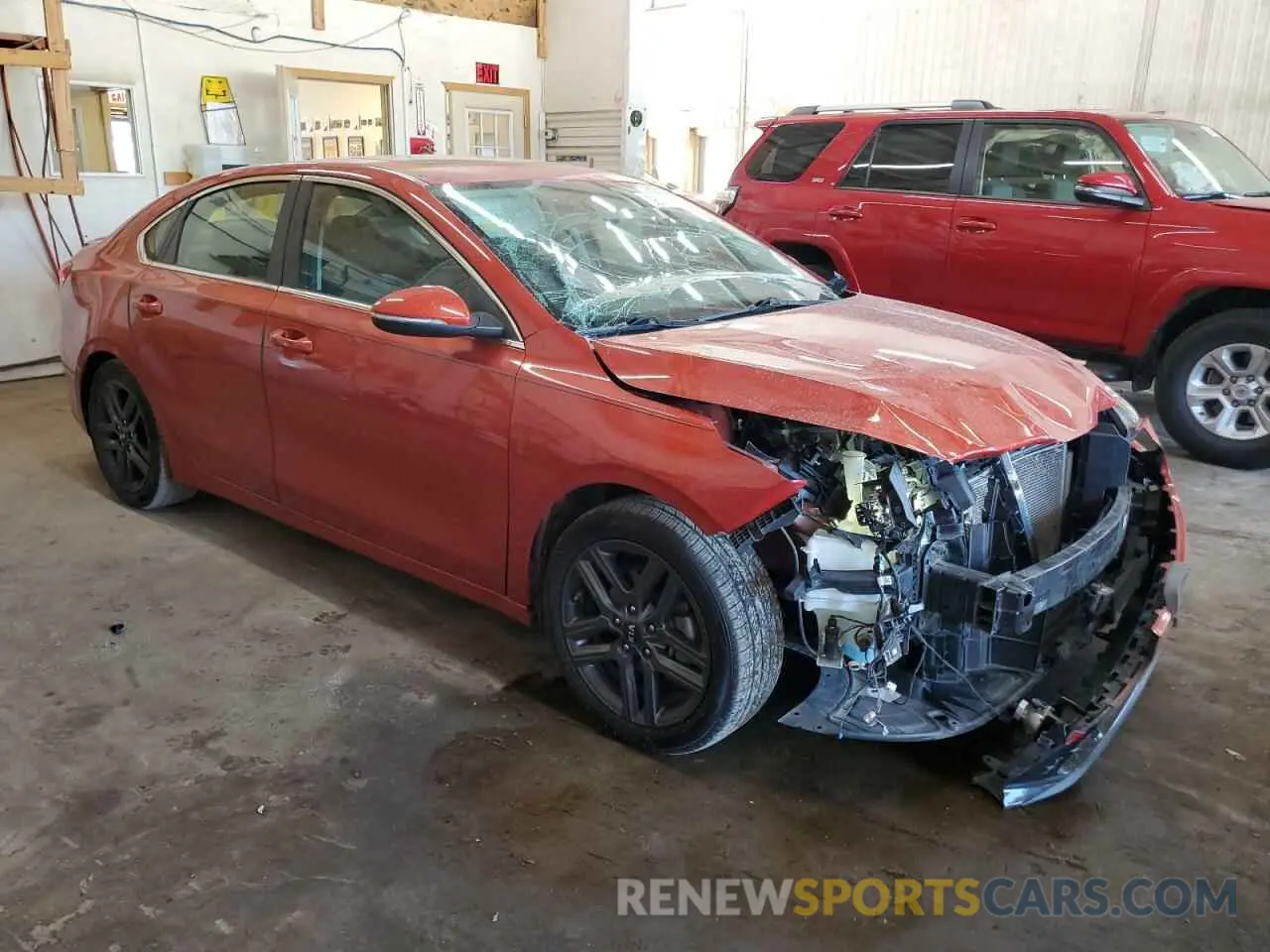 4 Photograph of a damaged car 3KPF54AD7KE069606 KIA FORTE 2019