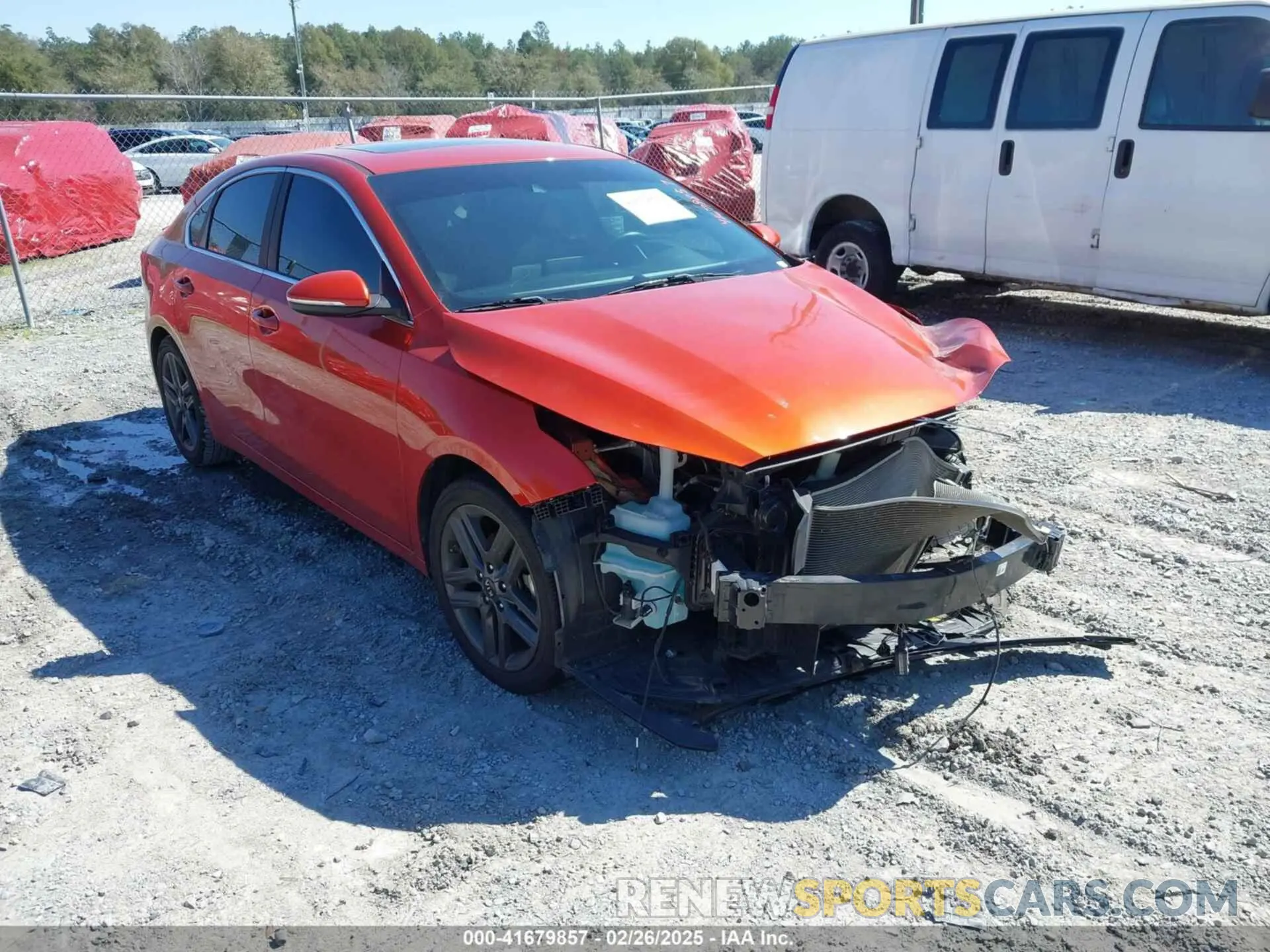 1 Photograph of a damaged car 3KPF54AD9KE068134 KIA FORTE 2019