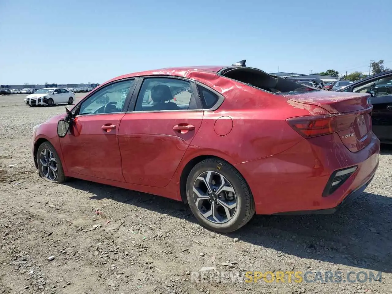 2 Photograph of a damaged car 3KPF24AD1LE193512 KIA FORTE 2020