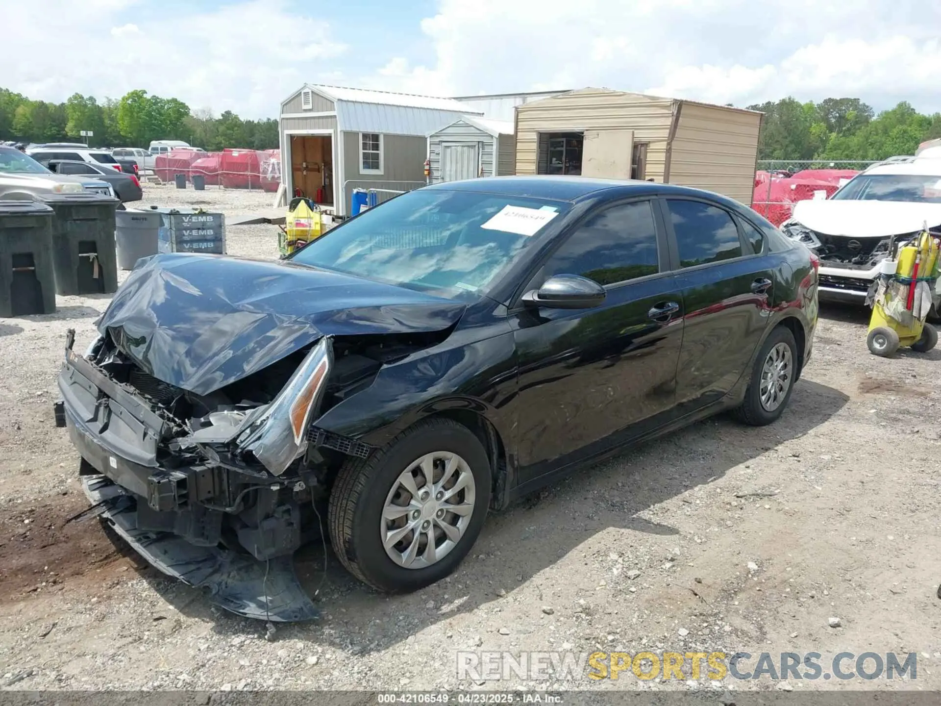 2 Photograph of a damaged car 3KPF24AD1LE257371 KIA FORTE 2020