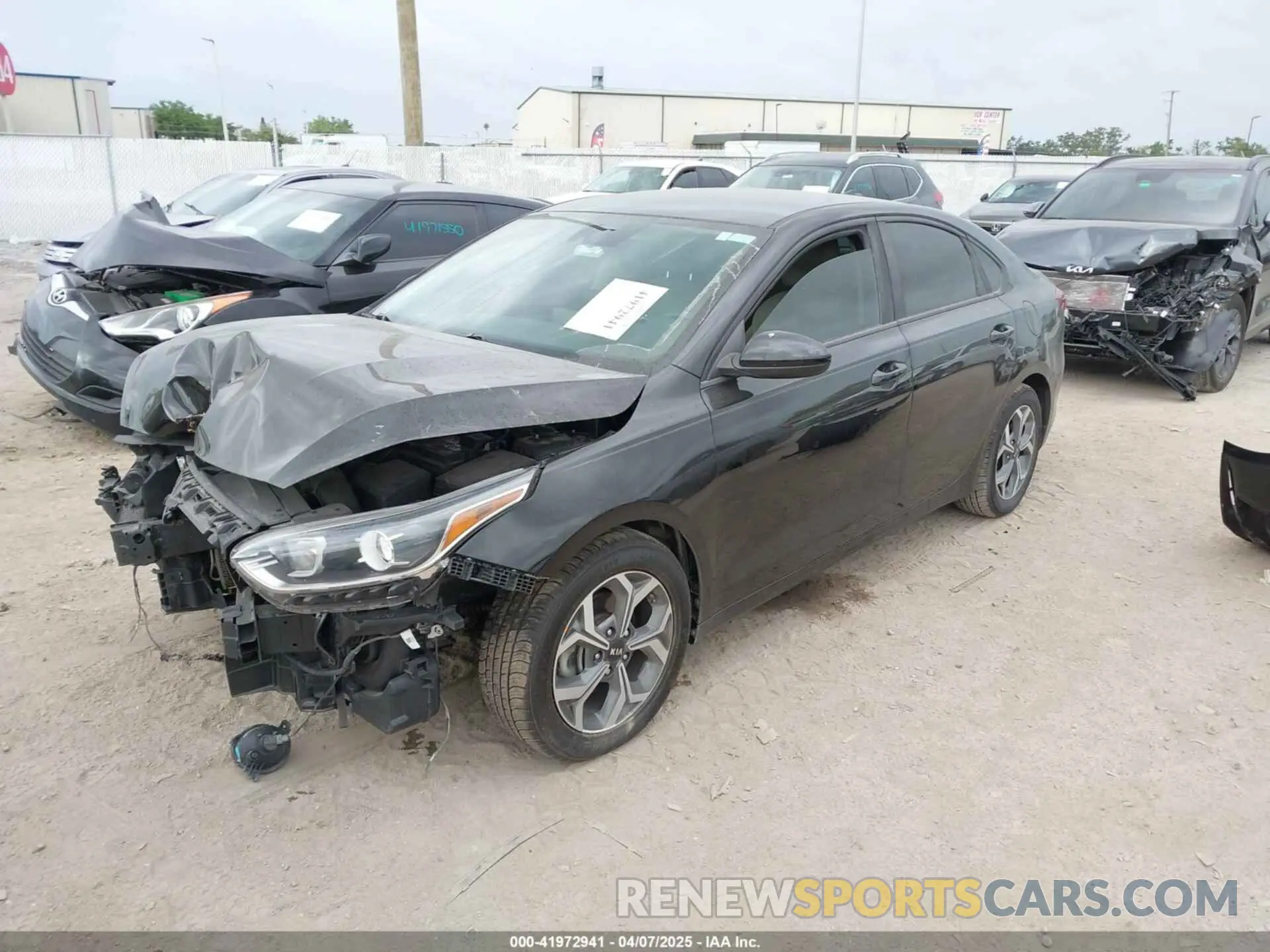 2 Photograph of a damaged car 3KPF24AD2LE186231 KIA FORTE 2020