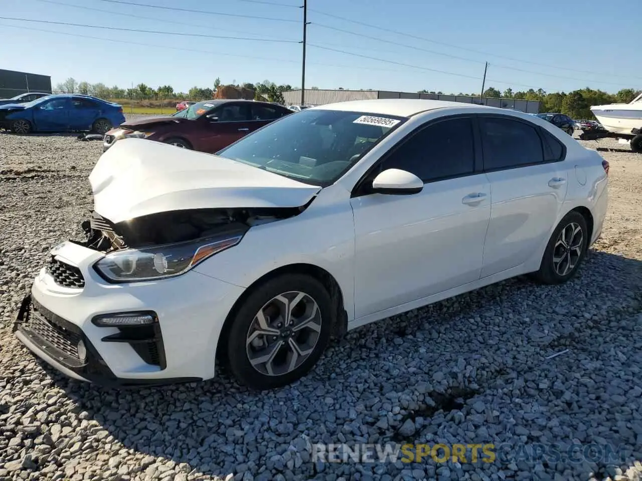 1 Photograph of a damaged car 3KPF24AD3LE182432 KIA FORTE 2020