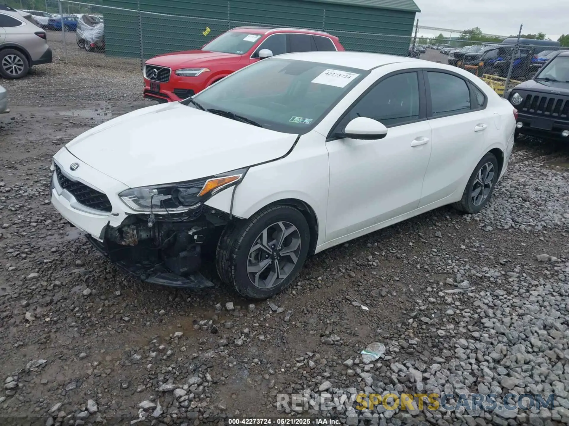 2 Photograph of a damaged car 3KPF24AD3LE194032 KIA FORTE 2020