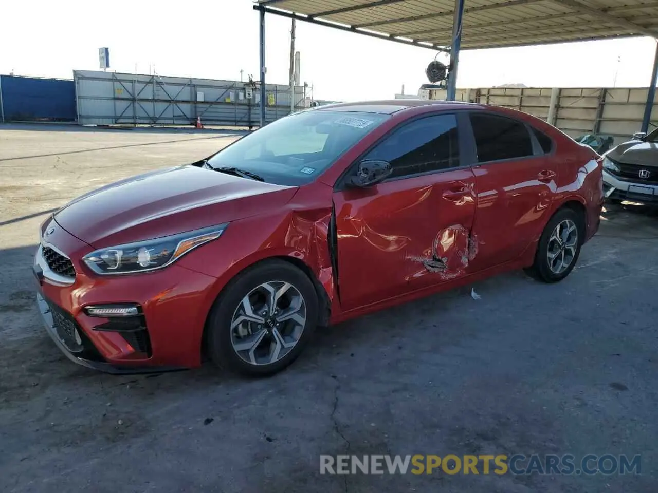 1 Photograph of a damaged car 3KPF24AD3LE220225 KIA FORTE 2020