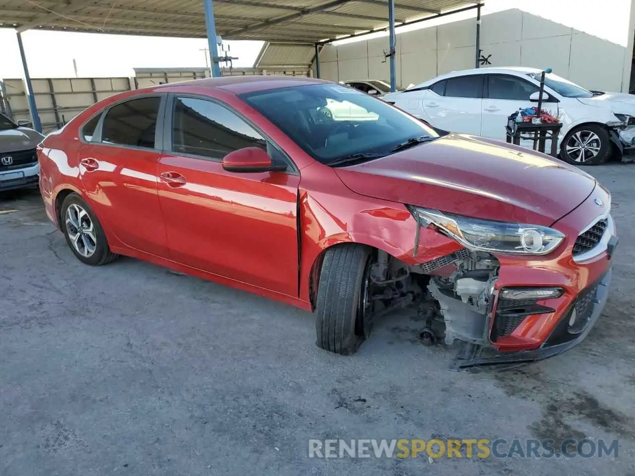 4 Photograph of a damaged car 3KPF24AD3LE220225 KIA FORTE 2020
