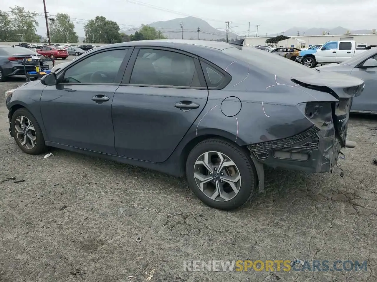2 Photograph of a damaged car 3KPF24AD5LE248124 KIA FORTE 2020