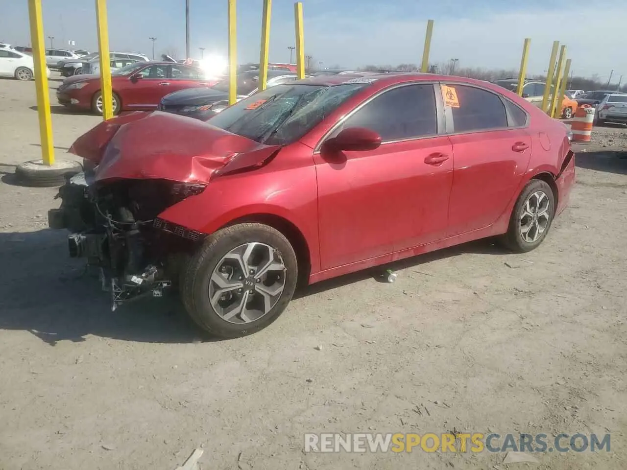 1 Photograph of a damaged car 3KPF24AD6LE168699 KIA FORTE 2020