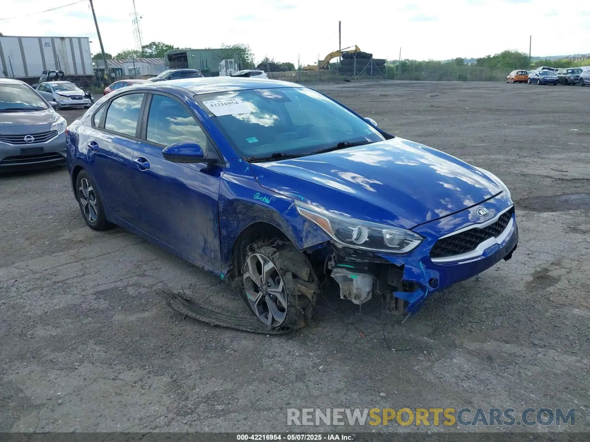 6 Photograph of a damaged car 3KPF24AD7LE187522 KIA FORTE 2020